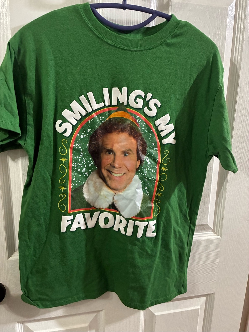 Adult Small Elf Movie Buddy Christmas Graphic Tee
